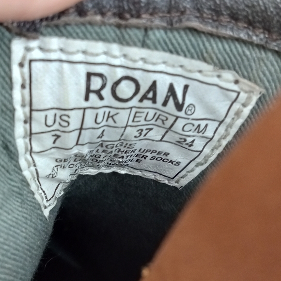 NWT ROAN By Bed Stu 'Aggie' Genuine Leather Western Style in Tan/White - Picture 9 of 10